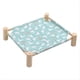 thumbnail image 1 of Cama Tipo Hamaca para Gatos y Perros, Hamaca de Madera para Gatos, Cama de Refrigeración Elevada, Cama para Mascotas Portátil Desmontable para Interiores y Exteriores, Adecuada e, 1 of 7