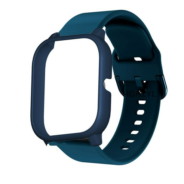 Para Huami Amazfit bip U Pro/GTS 2e Mini 3 Correa De Repuesto Banda De Silicona + Funda TPU Cubierta Protectora Cobertura Completa