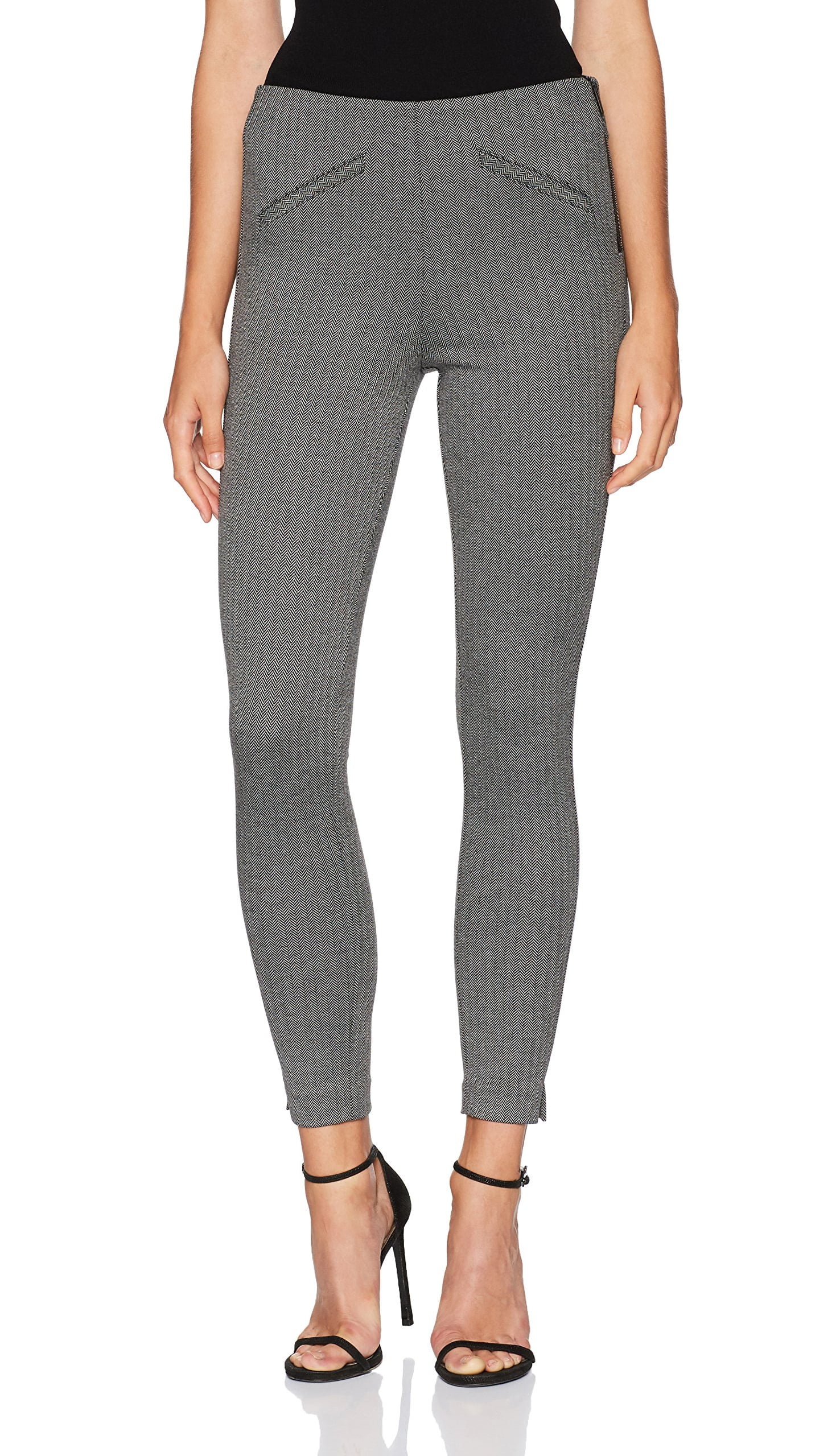 Anne Klein Anne Klein NEW Black Womens Size 8 Herringbone Compression