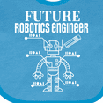 thumbnail image 4 of Inktastic Future Robotics Engineer Robot Boys or Girls Baby Bib, 4 of 4