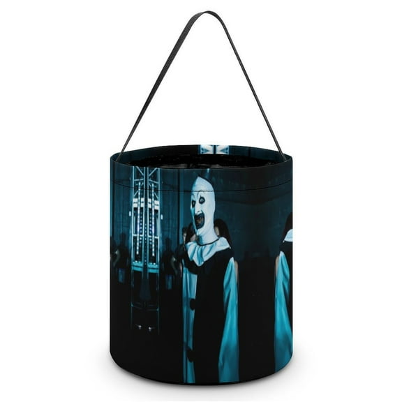 Art The Clown Halloween Candy Bag, Trick Or Treat Bags - Light Candy Buckets & Tote Bags for Halloween Parties