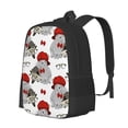 thumbnail image 1 of Balery Rabbit And Hedgehog Mochila para hombre y mujer - Tela Oxford 600D resistente - Gran capacidad, resistente al agua, ideal para la escuela, viajes y senderismo, 1 of 5