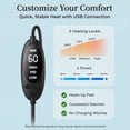 thumbnail image 3 of FACEMOON Heated Eye Mask, USB Warm Compress, Dry Eye & Fatigue Relief, Adjustable Strap, Black, 3 of 9