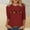 A265 Wine, variant on Women's Casual Crewneck T-Shirts Halloween Black Cat Jack-o-Lantern Graphic Print Long Sleeve Tops Comfortable Fall Pullover Tees Festive Party Clothing