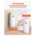 thumbnail image 5 of Automatic Air Freshener Dispenser 4-Pack, Battery Operated, Adjustable Settings, Wall Mount/Free Standing, for Home, Office, Bathroom - White, 5 of 6