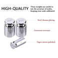 thumbnail image 2 of 7 PCS Calibration Weights, Scale Calibration Weight Set 1g 2g 5g 10g 20g 50g 100g, Carbon Steel Small Weight, Scale Weights for Digital Scale, Gram Scale Balance, Jewelry Scale, 2 of 7
