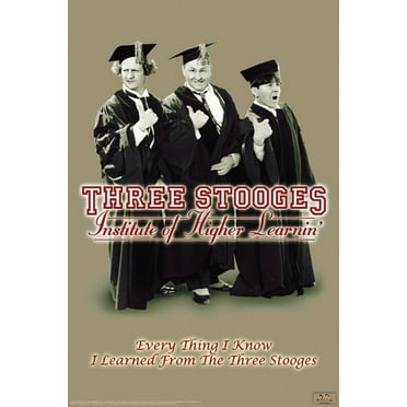Three Stooges Drink Yer Self Stoopid! Poster Print 36x36 Poster24 ...