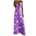 thumbnail image 2 of EQWLJWE Robes d'Été pour Femmes 2023 Mode pour Femmes Vacances d'Été Sans Manches Imprimé Col en V Aguichant Décontracté Longue Robe Maxi Robes d'Été pour Femmes 2023, 2 of 5