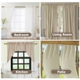 thumbnail image 5 of Ridicili 5/8" Telescoping Double Curtain Rods with Octagonal Finials, Gold, 84"-120", 5/8 Inches Front and 1/2 Inches Back Double Window Drapery Rod, 5 of 6