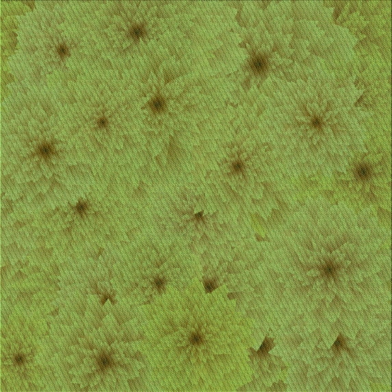 Ahgly Company Indoor Square Patterned Pistachio Green Area Rugs, 4' Square