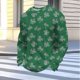 thumbnail image 2 of Ceisia Men's Loose Fit Waffle Knit Sweatshirt - St. Patrick's Day Line-Art Festive Print Green M Gifts, 2 of 5