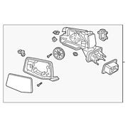 Genuine OE GM Mirror - 84898867