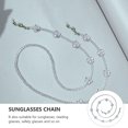 thumbnail image 2 of 1Pc Transparent Floret Beads Eyeglasses Necklace Mask Anti-lost Hanging Chain, 2 of 8