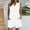 White, variant on Viadha Womens Short Sets Women Fashionable Casual Solid Color Sleeveless V-neck Casual Loose Top Shorts Set