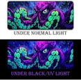 thumbnail image 5 of Simpkeely Blacklight Octopus Gaming Mouse Pad – UV Reactive Kraken Tentacles Mouse Mat, Neon Glow in The Dark Waterproof Extended Mousepad with Non-Slip Rubber Base for Office & Home – 31.5" x 11.8", 5 of 7