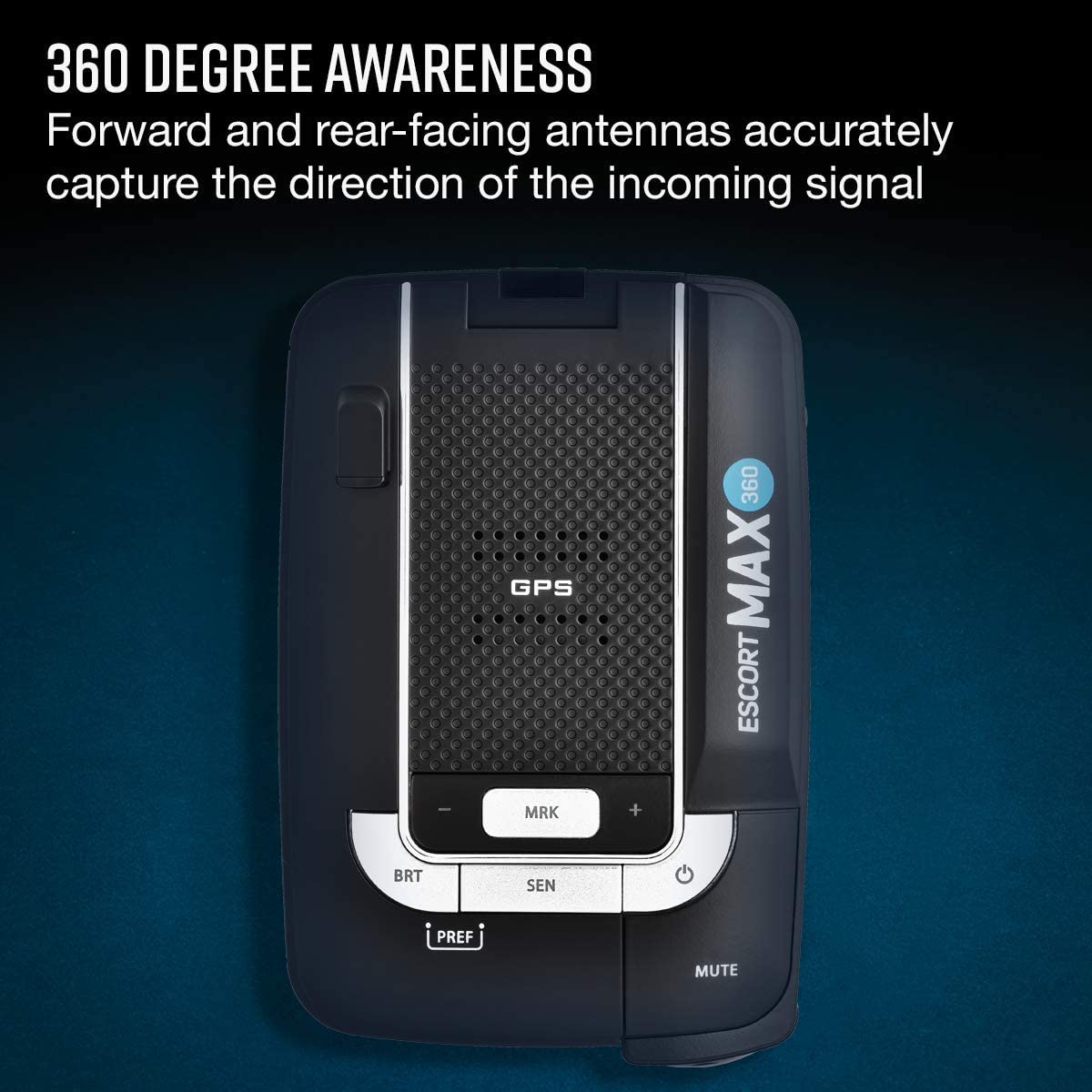 Escort MAX 360 Radar Detector - Multi-Directional GPS Alerts, Extreme Range & Apple CarPlay (New) - image 5 of 12
