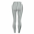 thumbnail image 6 of Guluxicc Leggings for Women Stretch Tummy Control High Rise Yoga Pants Halloween Striped Leggings, 6 of 7
