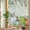 Beige, variant on Thanksgiving Privacy Window Film, Decorative Stained Glass Window Film, Sage Green Orange White Pumpkin Eucalyptus Resuable Rainbow Static Cling for Home Bathroom Living Room Glass Door 23.6"x59"