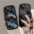 thumbnail image 2 of Compatible Con Samsung A13 A12 A03S A53 A33 A73 A33 A52 A51 A22 A23 A11 A10 A50 A50S A30 A32 Black Tulips Funda Para Teléfono A Prueba De Golpes Len Protección Silicona Negro Protectora, 2 of 4
