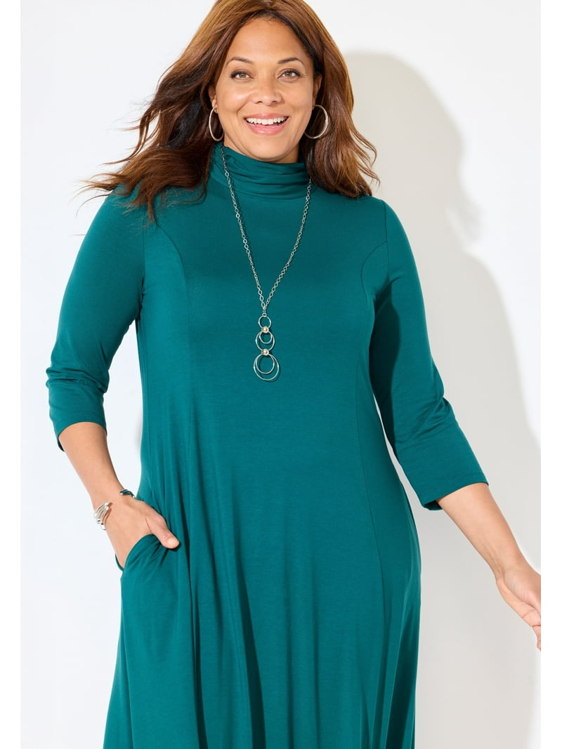 Catherines Women's Plus Size Anywear Maxi Dress