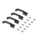 thumbnail image 3 of Intake Grille Cover & Engine Cover Hinge & Door Handle & Door Hinge & Metal Rearview Mirror Combo for 1/10 RC Crawler Car Traxxas TRX-4, 3 of 5