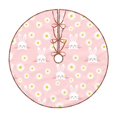 thumbnail image 1 of Fotbe Rabbit Sunflower Pattern Christmas Tree Skirt, Tree Skirts Plush Christmas Decorations, Christmas Tree Skirts Xmas Decorations Holiday Party Decor-48", 1 of 6