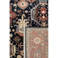 thumbnail image 4 of Pasargad Home Karabakh 93" x 123" Hand-Knotted Wool Area Rug in Rust Red/Navy, 4 of 6