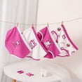 thumbnail image 6 of 4Pcs Little Girls Soft Cotton Underwear Breathable Comfort Briefs Toddler Panties 3-4Y, 6 of 6