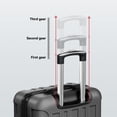 thumbnail image 4 of 3-Piece (20/24/28)" Suitcase Set Spinner Wheels ABS Lightweight Luggage Sets with TSA Lock, charcoal gray, 4 of 6