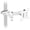 White, variant on VIVO Steel Universal Pole Mount Monitor Arm VESA Plate | Fits 17" to 32" Screens