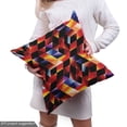 thumbnail image 4 of Ambesonne Geometric Fabric by the Yard Upholstery, Futuristic Fractal, 2 Yards, Multicolor, 4 of 4