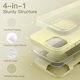 thumbnail image 3 of Funda de silicona para iPhone 15 de 6,1 pulgadas suave y sedosa carcasa protectora completa para teléfono cubierta a prueba de golpes color amarillo Liling, 3 of 4