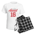 thumbnail image 4 of CafePress - Sweet 16 Women's Light Pajamas - Women's Short Sleeve Print T-Shirt and Pants Light Cotton Pajama Set, 4 of 7
