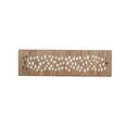 thumbnail image 2 of Benjara Upside U Shape Rectangular Top Console Table with Cut Outs, Natural Brown, 2 of 3