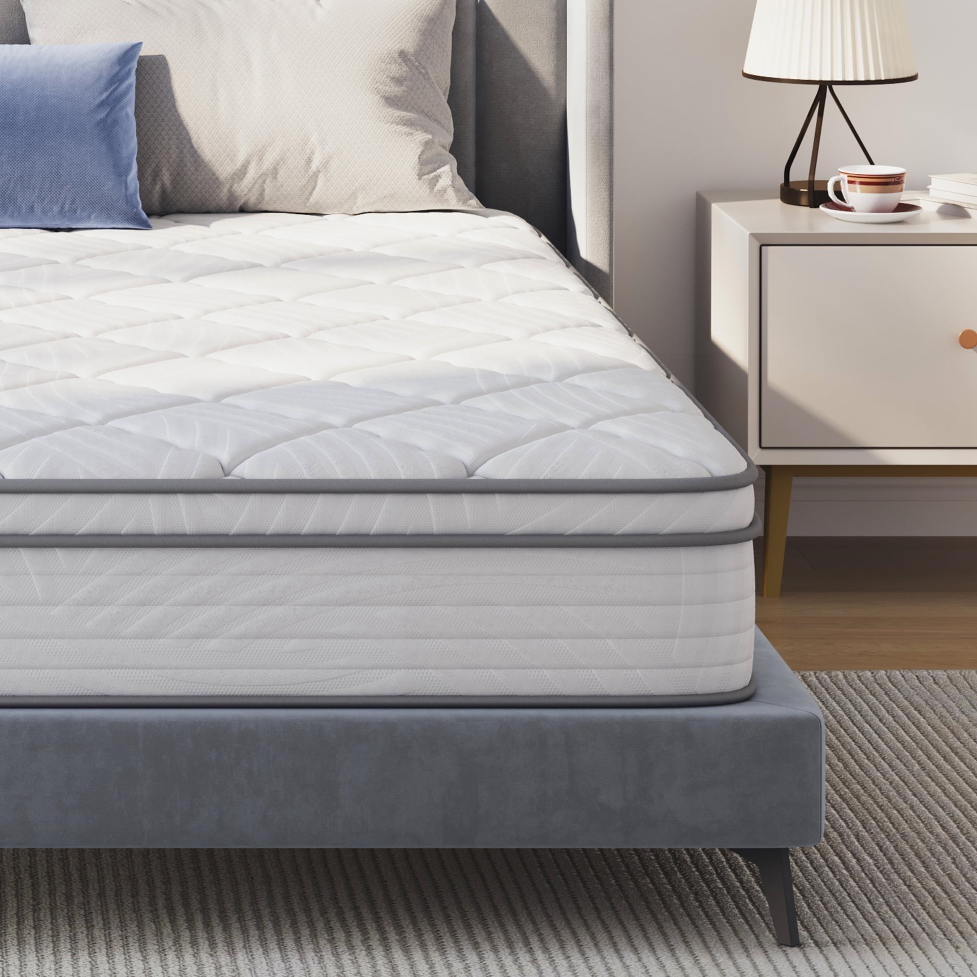 Avenco Essential 10'' Medium-Firm Hybrid Mattress, King Size