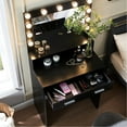 thumbnail image 3 of Hollywood - Style Vanity Desk with 11 Bulbs / Meet Makeup Needs Day and Night, 3 of 5