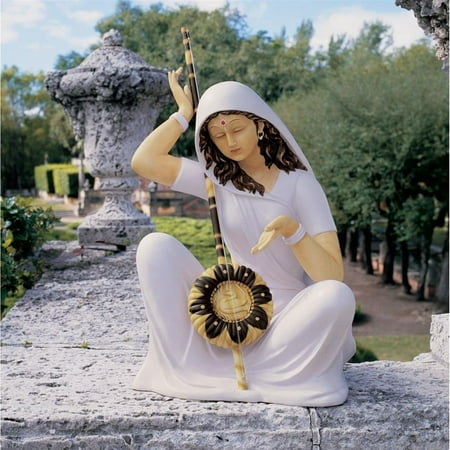 Design Toscano Serene Mira Bai Sculpture