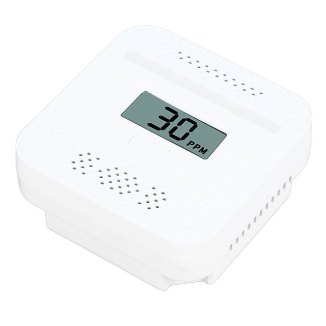 Detector de CO alarma de CO Pantalla LCD duradera para vehículos domésticos RV