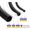 thumbnail image 3 of Tubo divisor de cable Uxcell de 3/4 de pulgada - Protector de cable flexible de 33 pies, 3 of 8