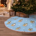 thumbnail image 5 of Sikiie Corgi Dog Nativity Christmas Tree Skirt, Jesus Christian Winter Holiday Tree Mat Decoration(30-48IN)30", 5 of 6