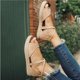thumbnail image 4 of Moda mujer gente zapatos casuales de suela gruesa sandalias casuales de tacón de cuña hueca Wmkox8yii  shjk4349, 4 of 5