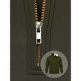 thumbnail image 4 of Men's Quarter Zip Pullover Sweatshirts Long Sleeve Mock Neck Casual Fall Winter Warm Tops with Pockets (XXL, Army Green), 4 of 6