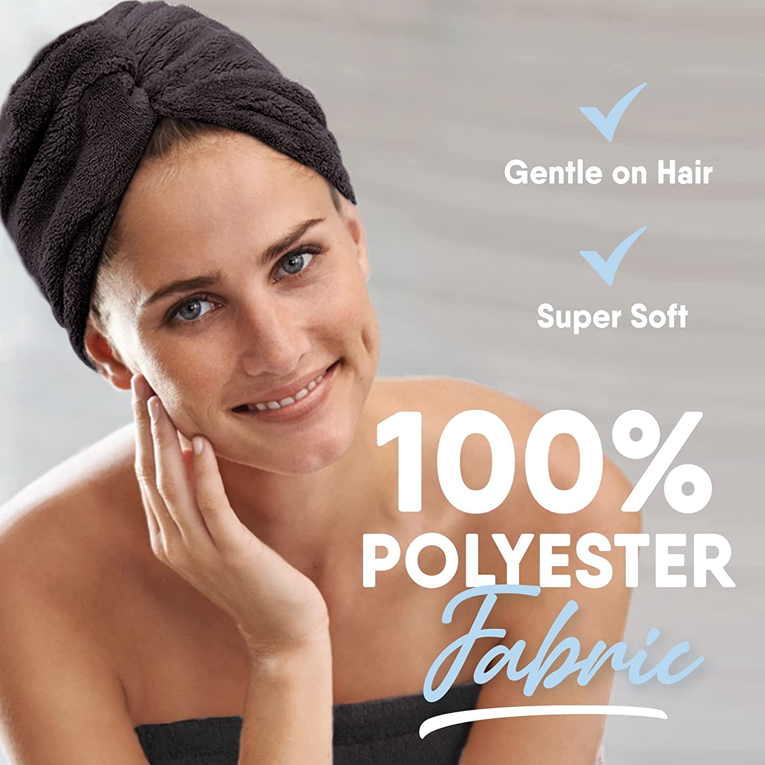 Microdry Ultra-Absorbierendes Haartuch – Weiches Hair Wrap Turban In Pink, Schnell Trocknend, Schonend Für Haare