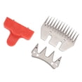 thumbnail image 1 of Sheep Shears Replacement Blades, Efficient Sheep Clipper Replacement Blades Stainless Steel 13 Tooth Straight  for Alpacas, 1 of 7