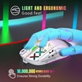thumbnail image 4 of Wired Keyboard and Mouse Combo - RGB Streamer Mini Gaming Keyboard - Membrane Keyboard - 2.4G Wireless Mechanical RGB Gaming Mouse - 3600DPI - 11 RGB Lighting Modes - Game/Office - Walmart Compliant, 4 of 7