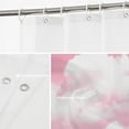 thumbnail image 5 of Pink Modern Cloud Decor Shower Curtain,Kawaii Bathroom Decor Polyester Fiber Plastic Rings Quick-Drying Waterproof for Bathtubs/Bathroom, 72x72 inches, 5 of 5
