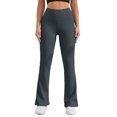 thumbnail image 4 of High Waisted Flare Leggings for Women - Yoga Pants for Women - Buttery Soft Bell Bottom Palazzo - Versatile Sizing, 4 of 5