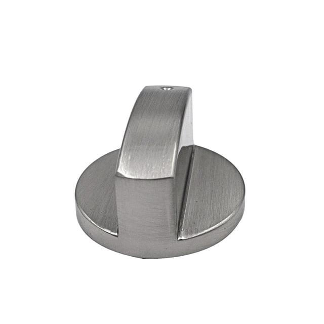 2PCS Rotary Switches Round Knob Stove Burner Oven Kitchen ; round Parts Handles Metal Fire Switch Button, 8mm, Type 1