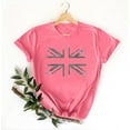 thumbnail image 2 of Camisetas de Verano de Manga Corta de las Mujeres Nuevo Suéter de Cuello de Tripulación, Top de Fiesta Impreso Casual para la Primavera, 2 of 4