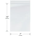 thumbnail image 2 of Plymor 7" x 10" (Pack of 500), 2 Mil Zipper Reclosable Plastic Bags, 2 of 3